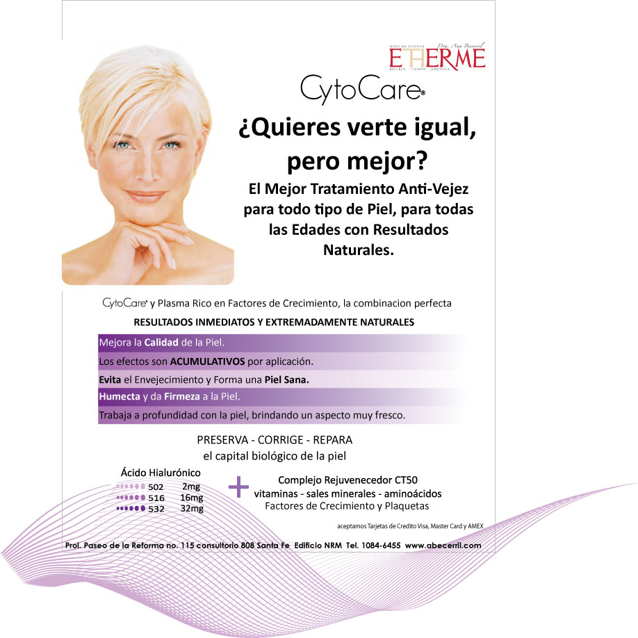 Cytocare, la mejor forma de hidratar tu piel 